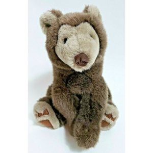 Vintage Applause Brown Bear 1988 BRAVO 12" Plush Stuffed Animal Rembrandt